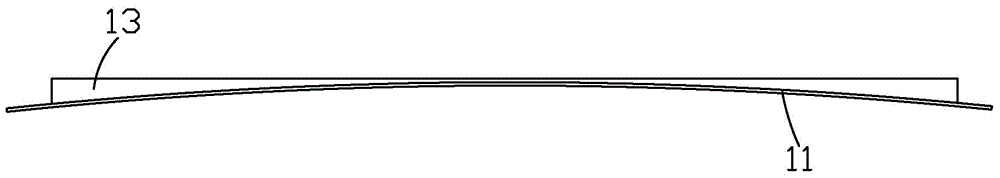 Curved glass cover plate and curved liquid crystal display apparatus