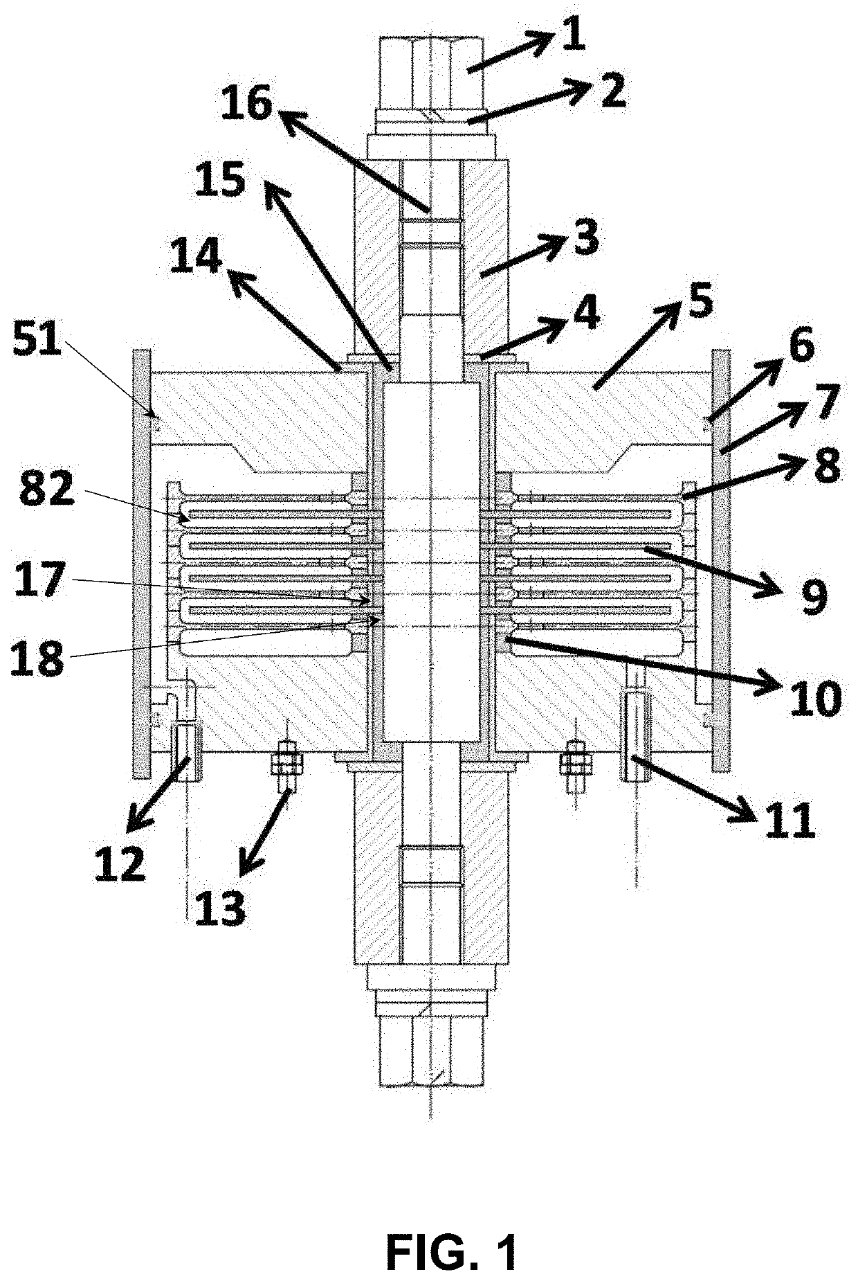 Disc-Type Electrocatalytic Water Treatment Device