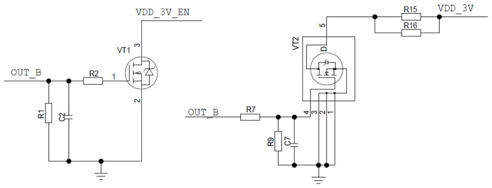 Indoor distribution system multipath power supply power-off time sequence control circuit and method thereof