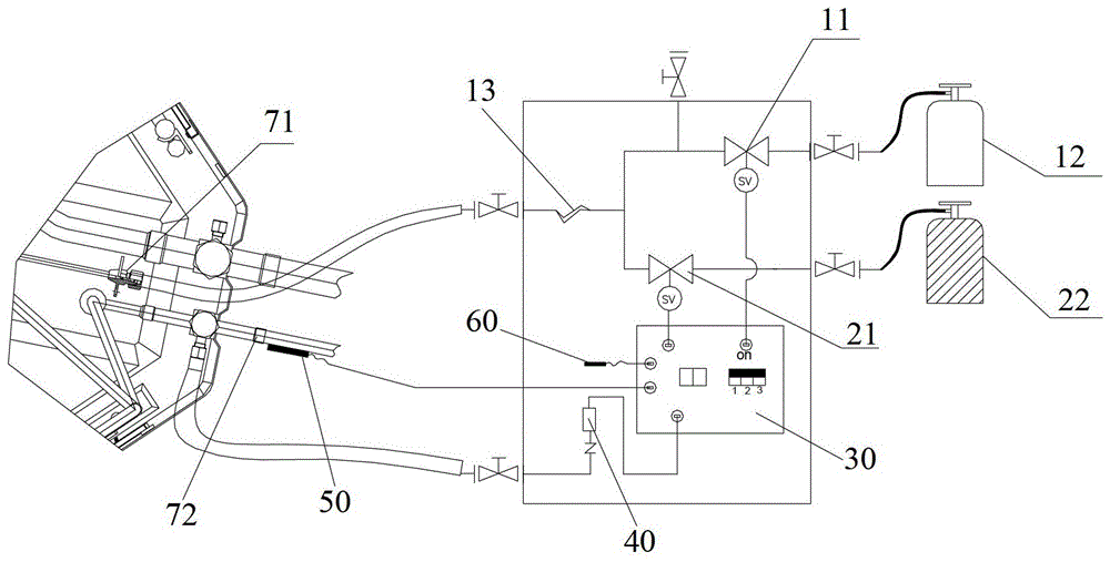 Refrigerant filling assembly and refrigerant filling method for air conditioner