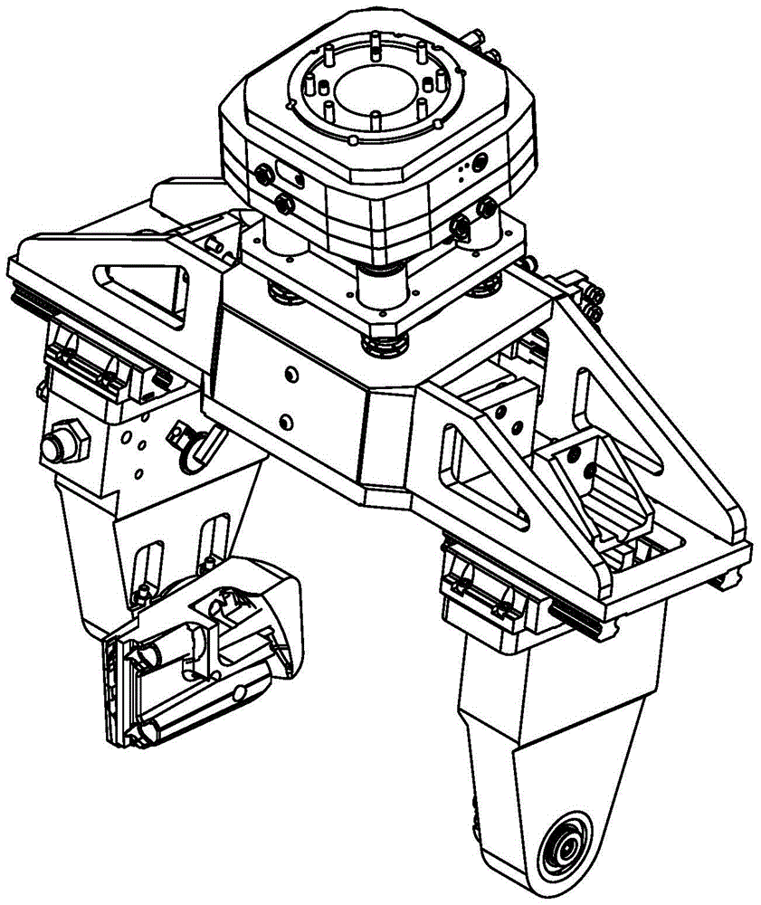 Automatic loading and unloading line for workpiece machine tool processing