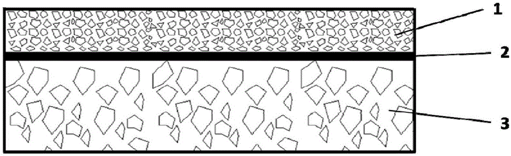 Asphalt surface layer structure of highway