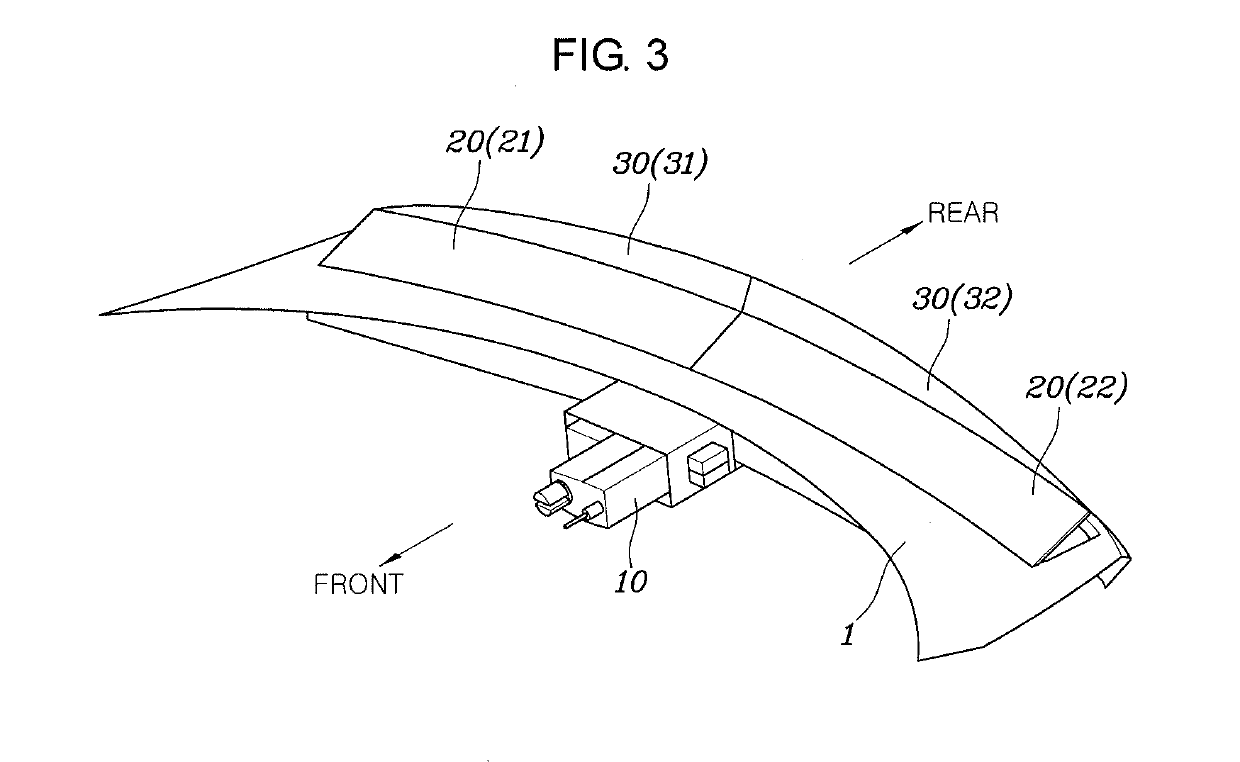 Rear spoiler apparatus for vehicle