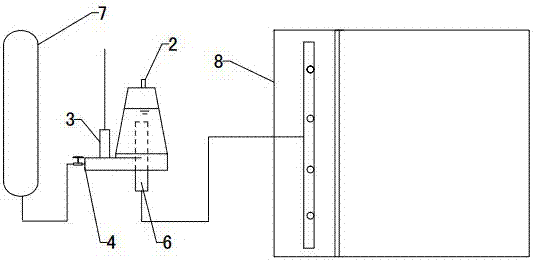 Air-flotation swirling flow contactor and air-flotation swirling flow system