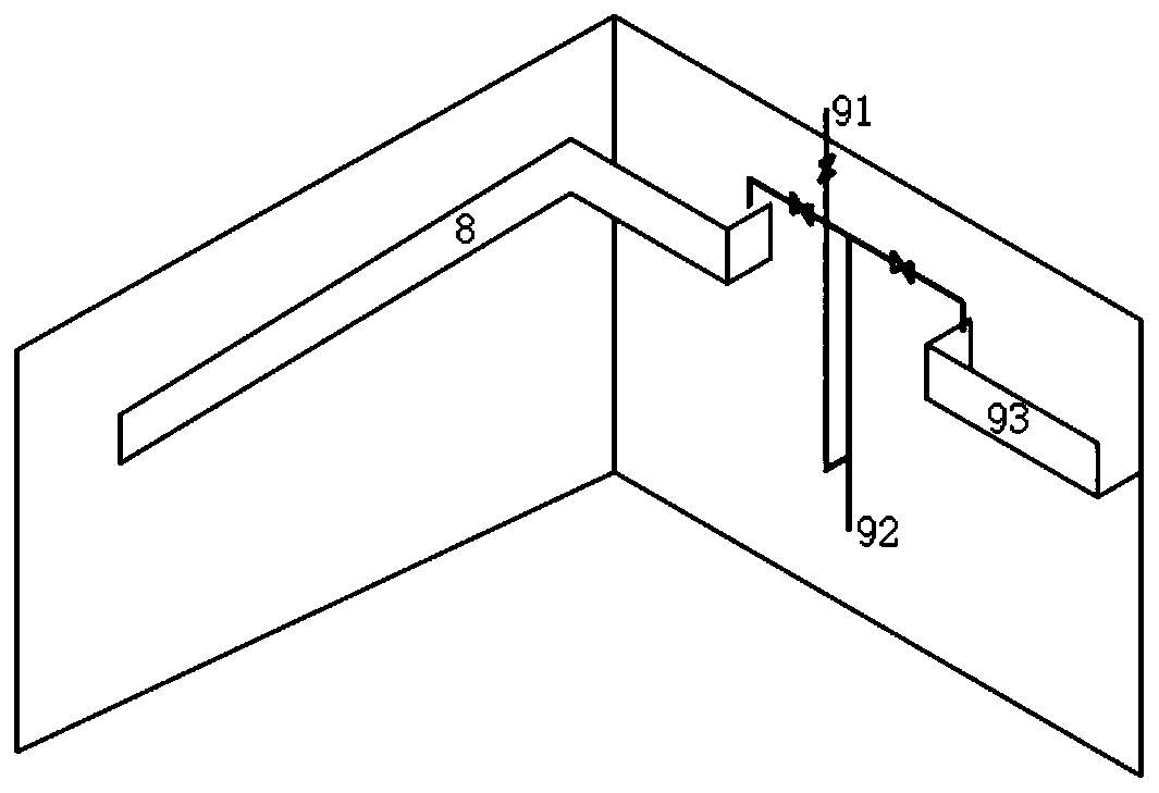 Long flow channel gas stripping reflux MBBR integrated system and operation method