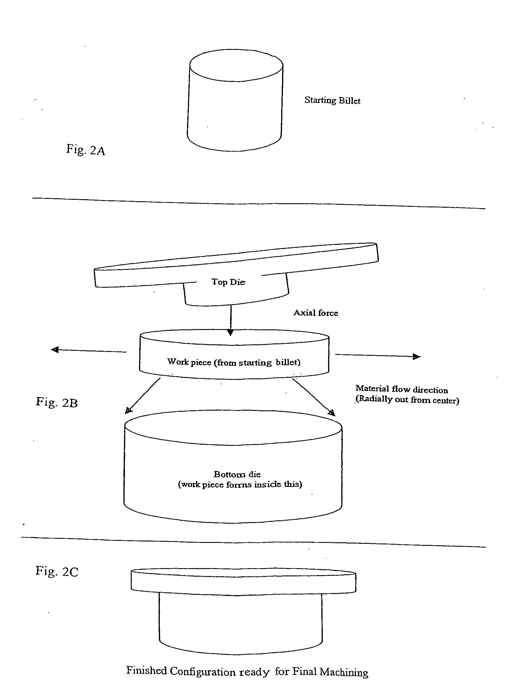 Sputter targets and methods of forming same by rotary axial forging