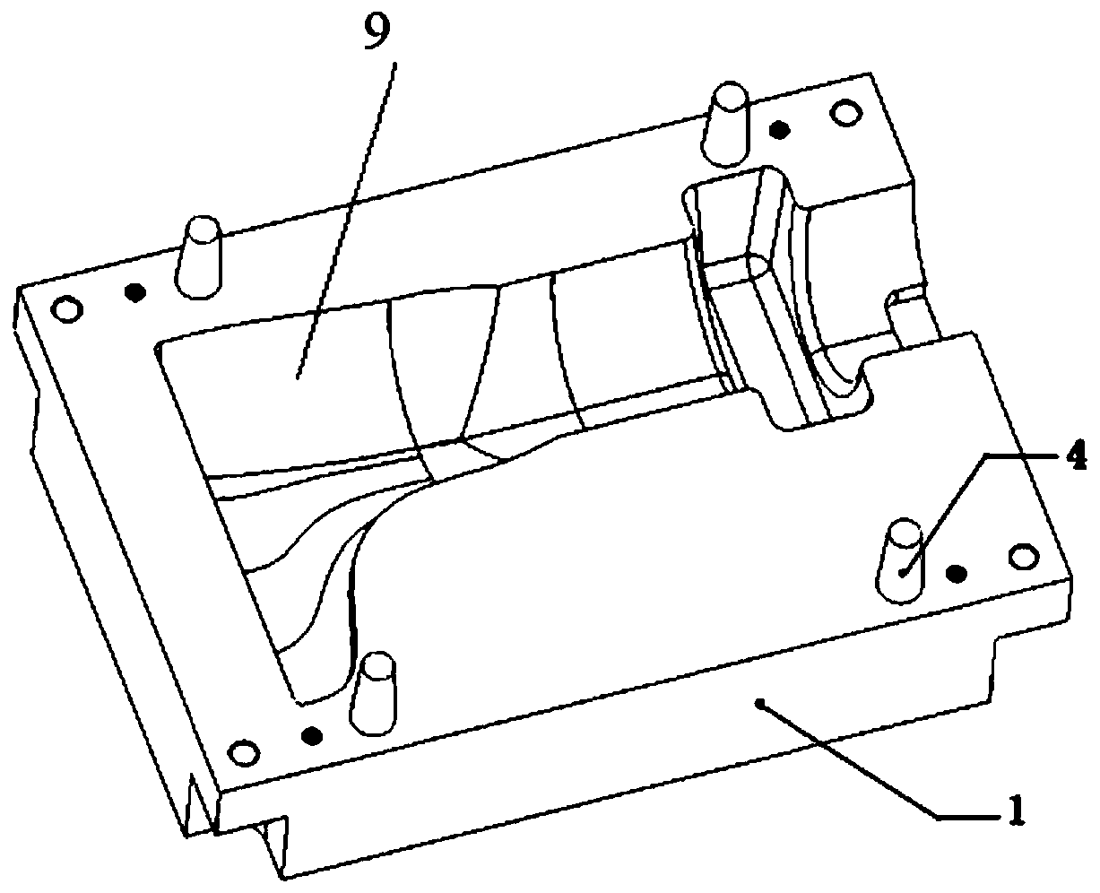 Die for thermoplastic polyurethane elastomer compression molding