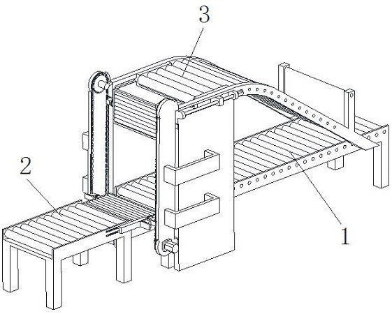 Tire turn-over device