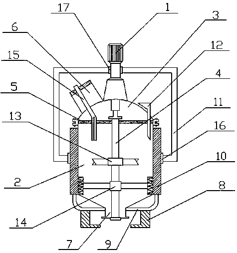 Precipitation reactor for producing organic substance treatment catalyst