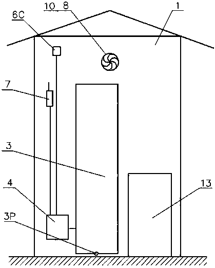 Intelligent dual-power tobacco flue-curing barn