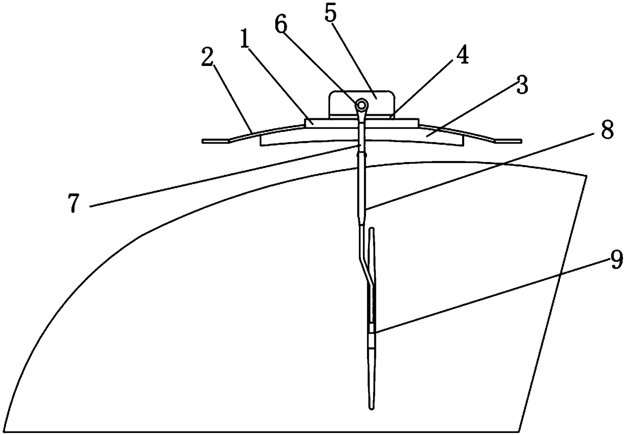 A windowpane wiper