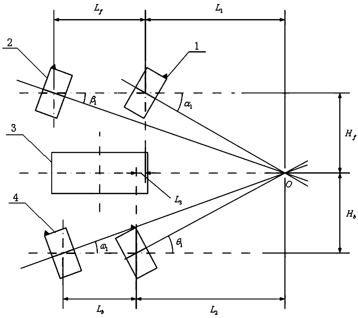 Milling machinery walking system based on four-wheel independent steering