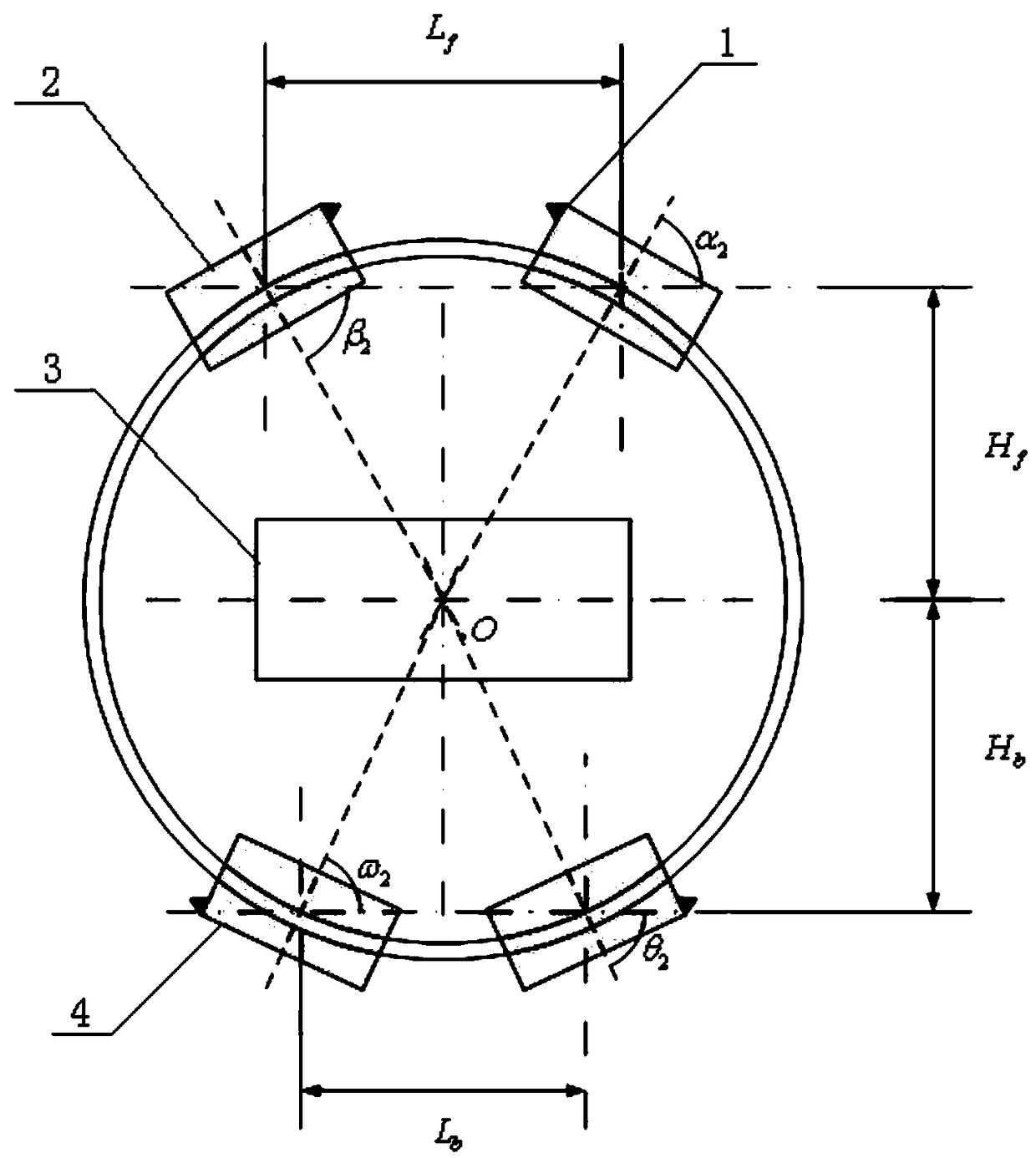 Milling machinery walking system based on four-wheel independent steering