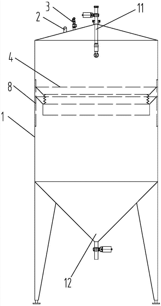 Rotary fermentation tank