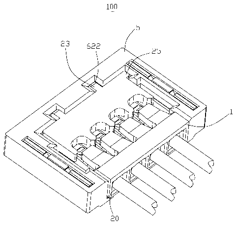 Electric connector assembly and line end connector