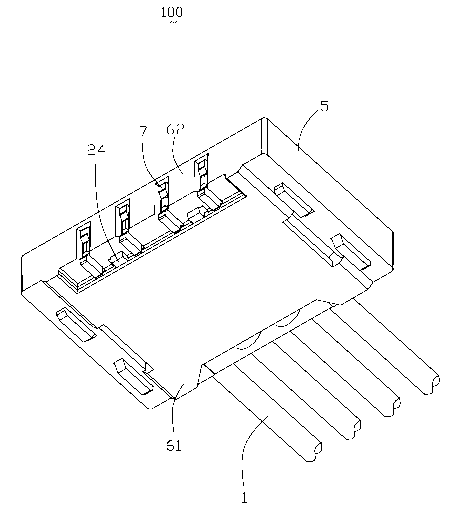 Electric connector assembly and line end connector