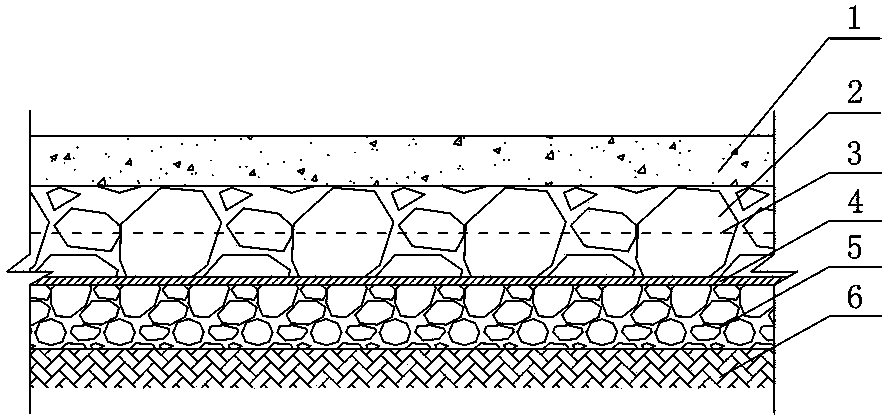 Low-dose cement modified graded broken stone base pavement