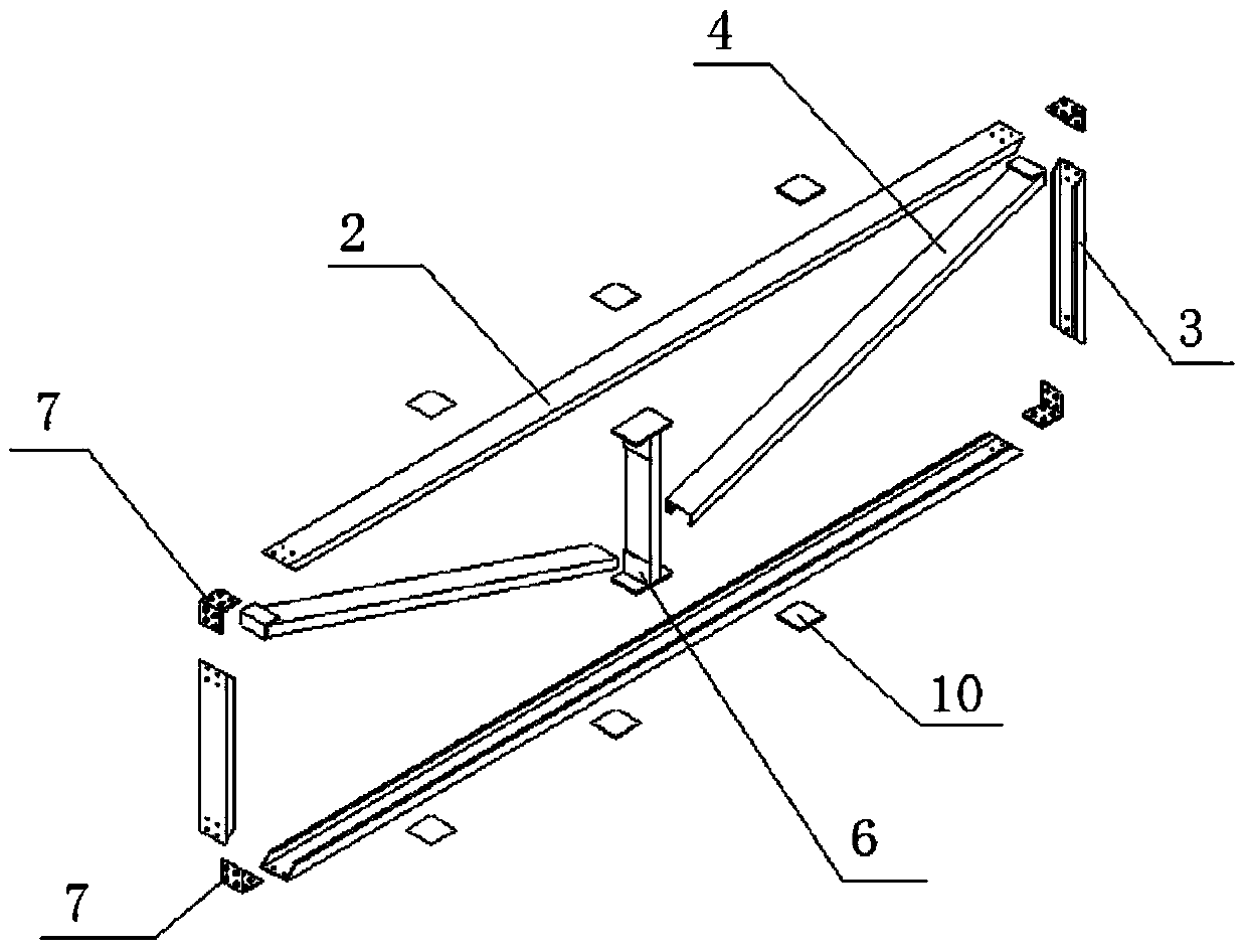 Novel prefabricated wall plate and building external wall assembled by same