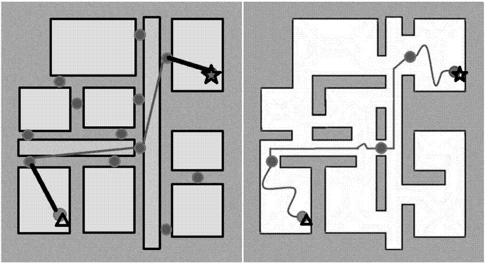 Multi-strategy route planning method of mobile robot based on semantic map