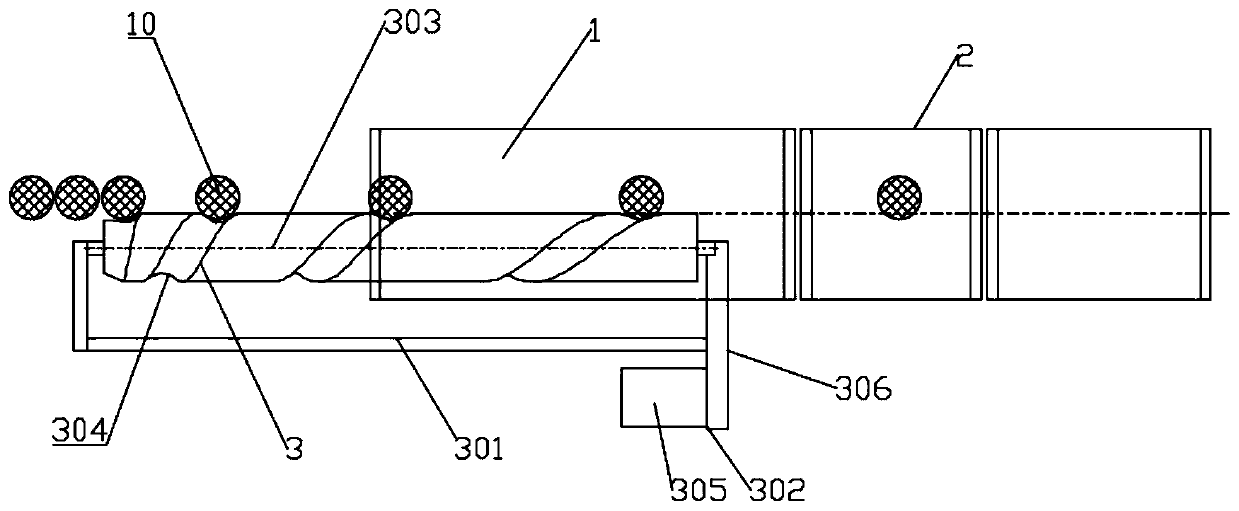 Material issuing device of high-speed checkweigher