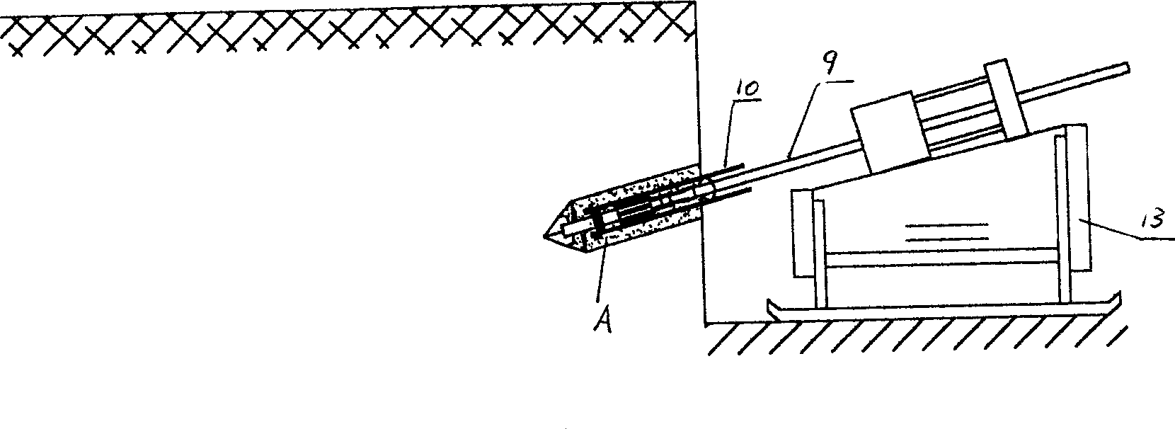 Anchor rod construction method for soil body and anchor rod assembly used thereof