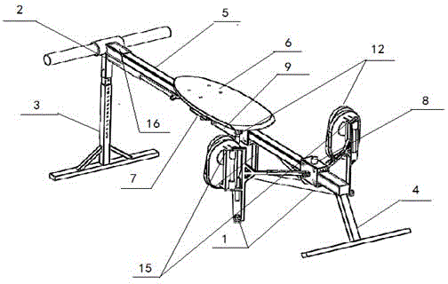 Breaststroke land training device