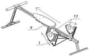 Breaststroke land training device