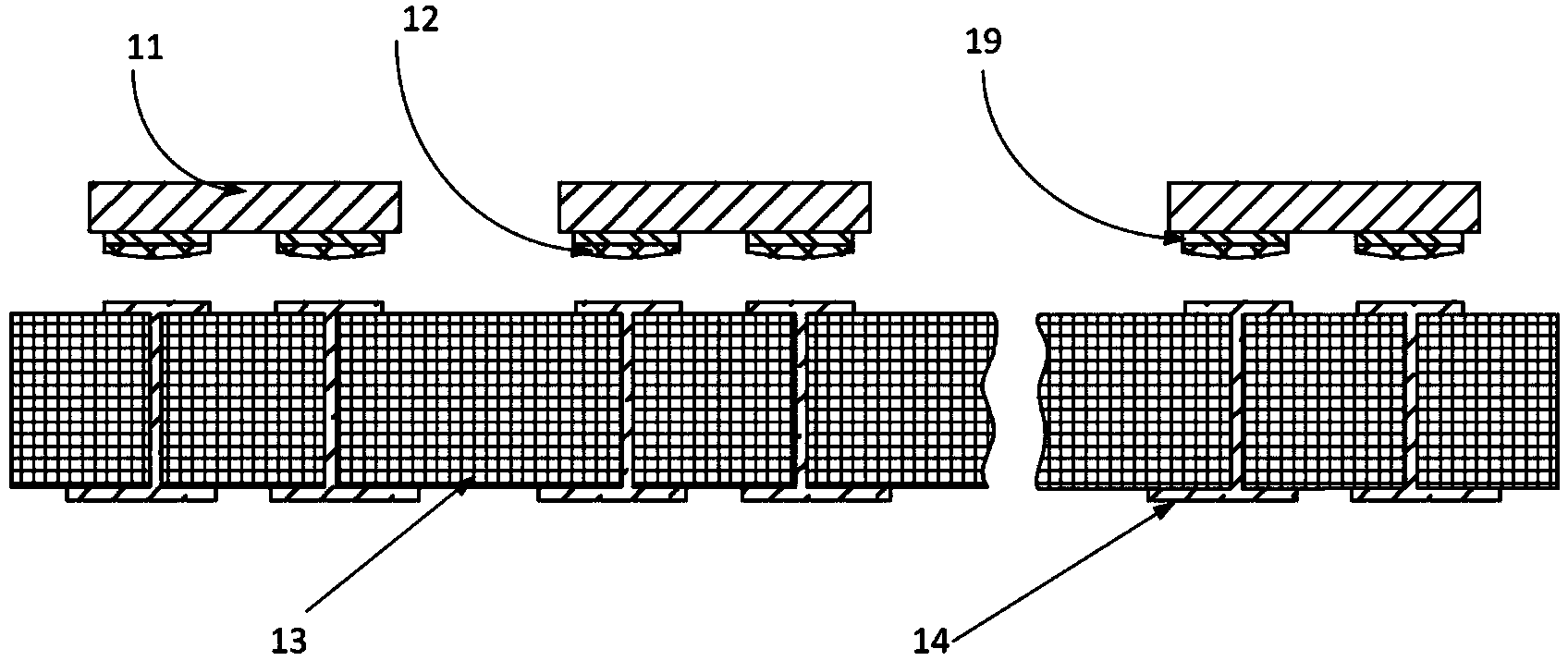 Wafer level packaging method for LED (Light-Emitting Diode) chip level white light source