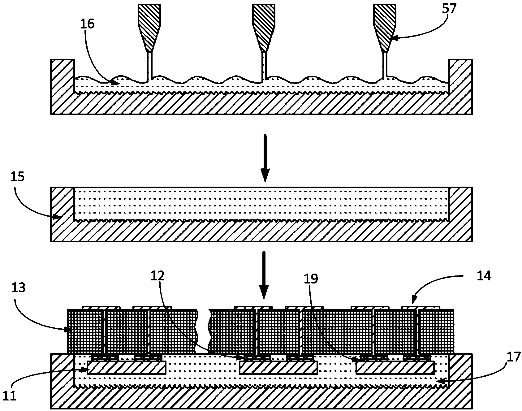 Wafer level packaging method for LED (Light-Emitting Diode) chip level white light source