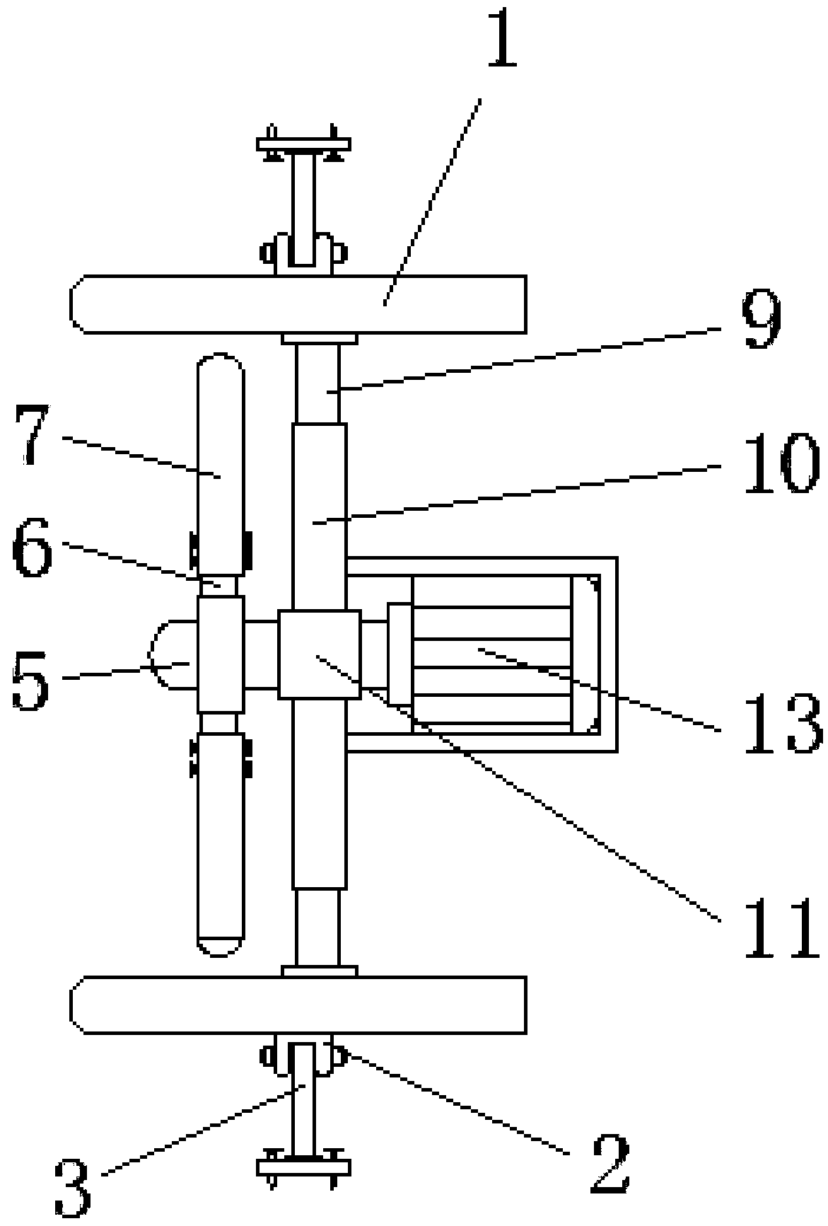 Pipeline fan adaptive to pipelines of different dimensions