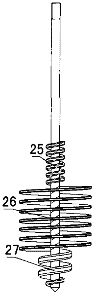 Machine for stirring flour dough