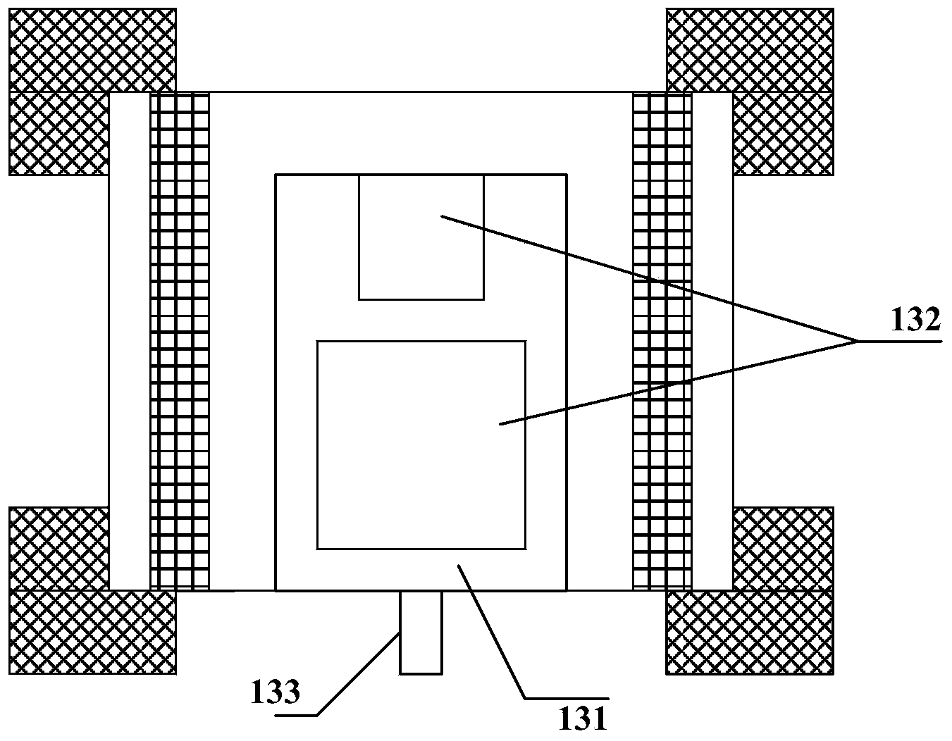 Simulation device for karst collapses