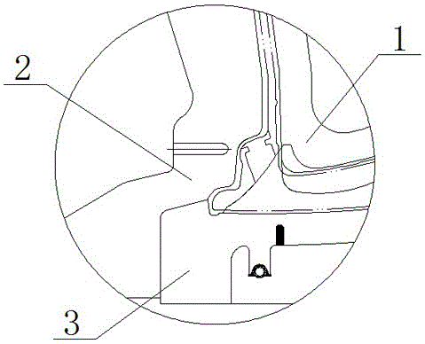 Improved low-pressure casting wheel mold