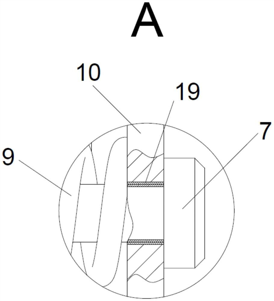 Convenient-to-disassemble hoop of pier stud for bent cap molding