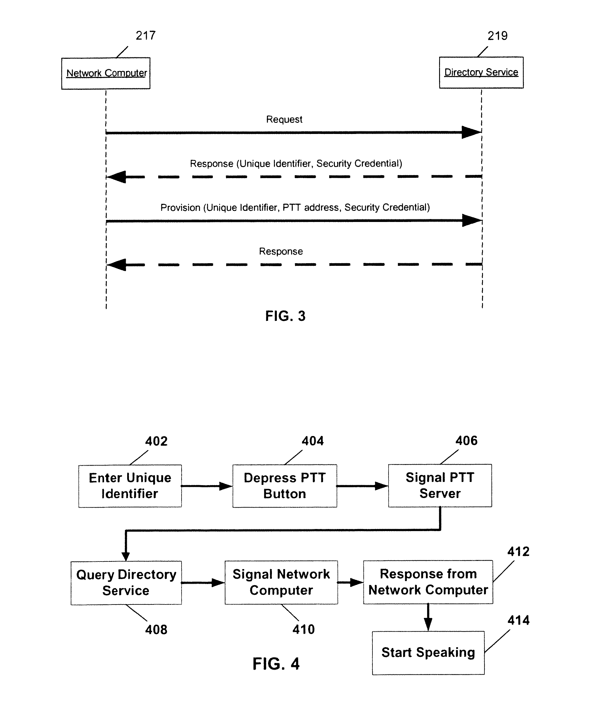 Method and apparatus for accessing a network computer to establish a push-to-talk session