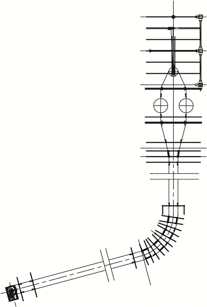 Novel overhead endless rope cableway