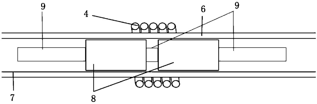 Annular micro-flow channel oil liquid detection device and manufacturing method thereof