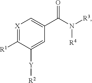 Benzamide and nicotinamide compounds and methods of using same