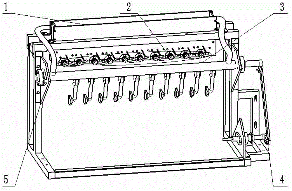 Seedling separation and seedling taking assembly of artemisia selengensis cutting machine