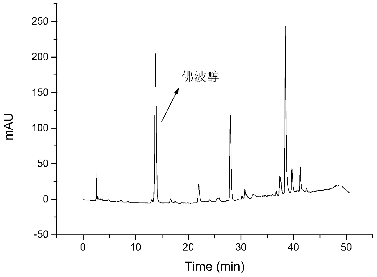 Method for separating phorbol by utilizing ultrasonic-assisted alcoholysis-extraction coupling technology