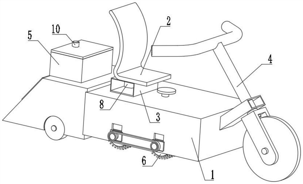 Efficient lawn combing machine for lawn maintenance