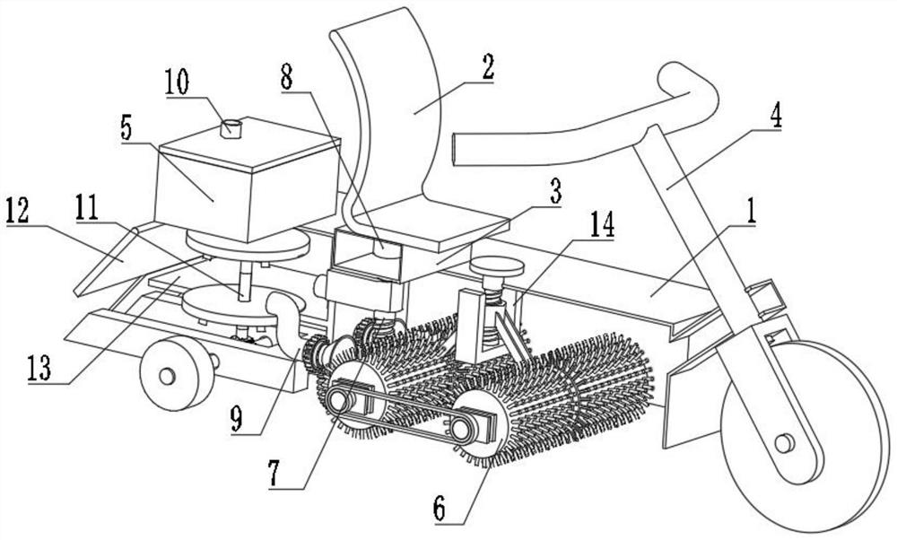 Efficient lawn combing machine for lawn maintenance