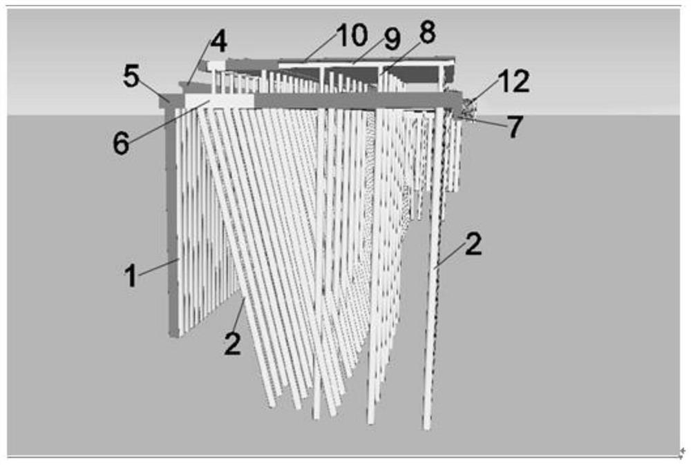 Novel multifunctional combined system maritime work structure