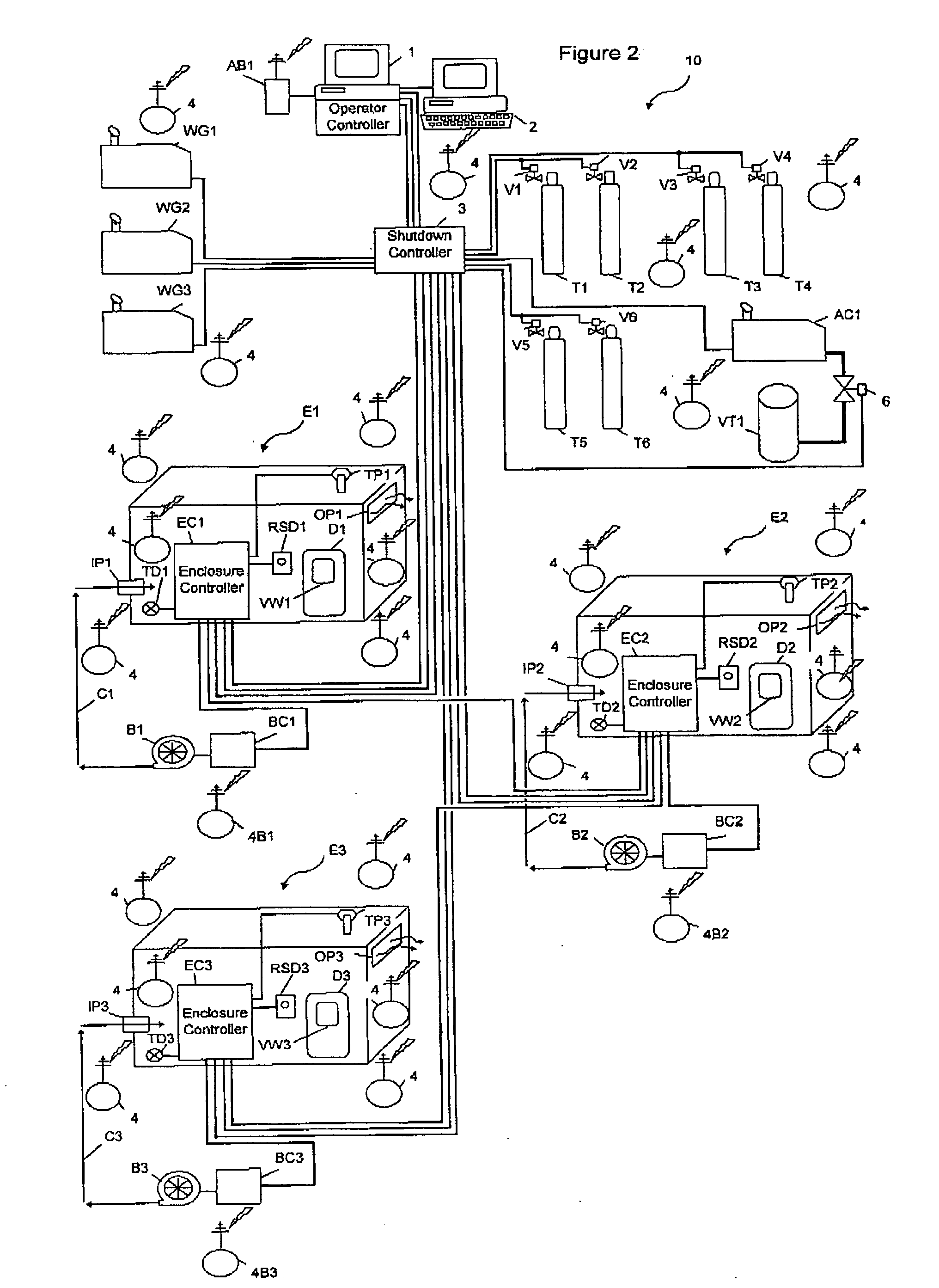 Enclosure system allowing for hot work within the vicinity of flammable and combustible material