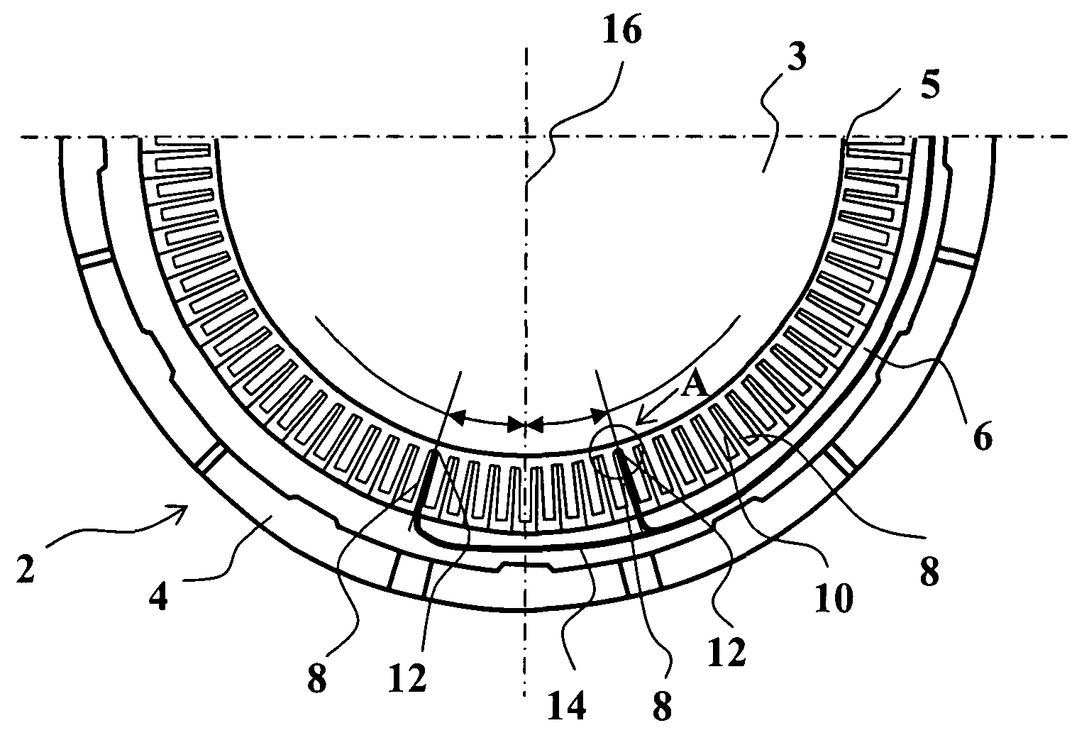 Arrangement in an electrical machine