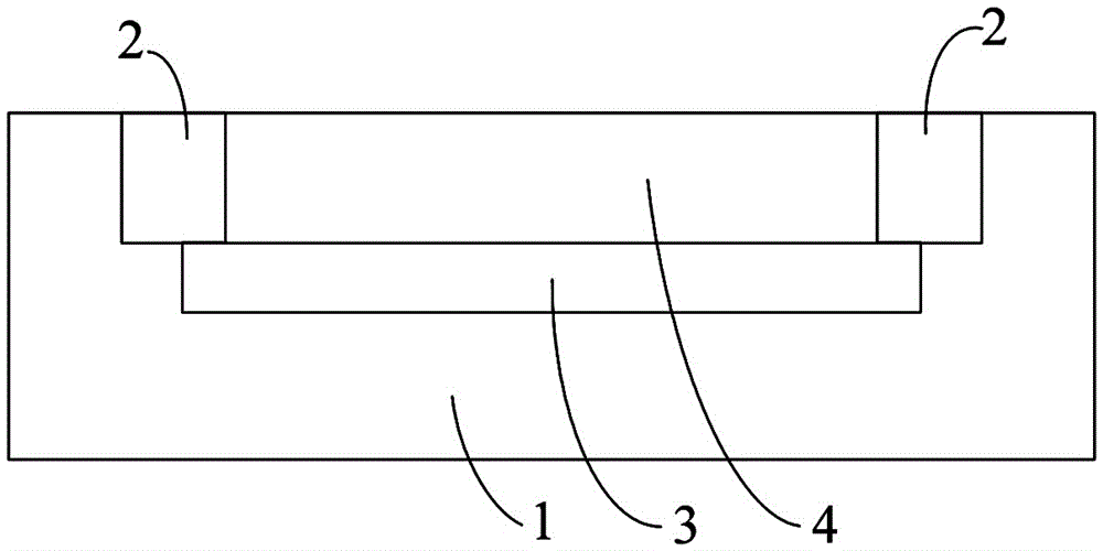 Transparent electrode grid-controlled lateral pin blue-violet light detector and preparation method thereof