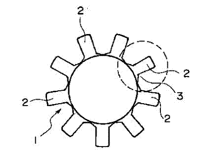 Iron core structure of motor