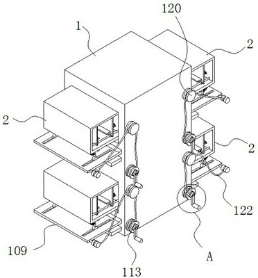 Mutual supporting type space-saving object storage device