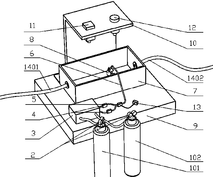 All-soft underwater robot driven by chemical exergonic reaction and experimental platform thereof