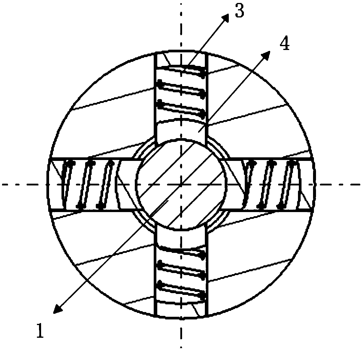 Adaptive installing device of sleeve